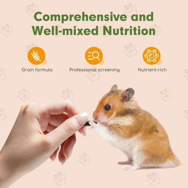 Pienso para hamsters,Alimento sano y equilibrado para ratones - Image 4