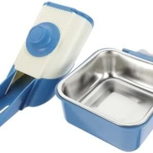 Ipetboom 1 Juego Comedero para Conejos Sostenedor del Heno del Animal Doméstico Dispensador Automático De Comida para Gatos Bolsa De Alimentación para Conejos Aparato Páginas Pequeña