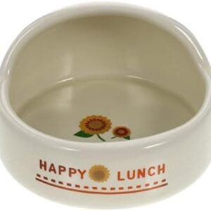 Tazón De Comida para Hámster Tazón De Comida para Conejos Soporte para Comida De Hámster Alimentador Doméstico para Mascotas Cerámica Lindo Alimentador De Agua