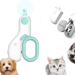 zalati Cortaúñas para Gatos, cortauñas para Perros pequeños con luz LED de Modo Dual para Mascotas, Cuidado de la Salud de Las uñas