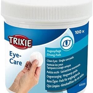 TRIXIE 29391 Eye Care - Almohadillas para Cuidado de Ojos (100 Unidades)