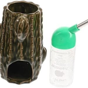 POPETPOP 1 Juego De Cactus Domésticos De Pie A Conejos Alimentador De Animales Hámster Conveniente Rata Ratones Agua Oscuro Pequeño para Botella Conejo Guinea Automático