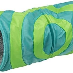 Trixie Peluche Cushy Play túnel, 15 x 35 cm), color gris/verde