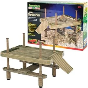 Penn REP603 Plax Reptology - Muelle Flotante de Tortugas y Plataforma para Tomar el Sol, 41 x 28 cm