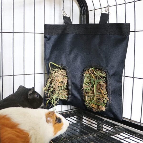Bolsa Heno de Conejo,Bolsas Heno Alimentador de Conejo,Bolsa Alimentación Animales Pequeños,Bolsa de Heno para Mascotas,Alimentador de Conejo,Contenedor de Heno,para Cobayas Conejo Chinchilla