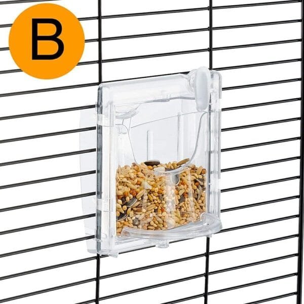 Ferplast Jaula para Pájaros Bali Jaula Pájaros, Canarios, Periquitos, Agapornis, de Metal, Todos los Accesorios Comedero Perchas 43.5 x 43.5 x h 68.5 cm. - Image 3