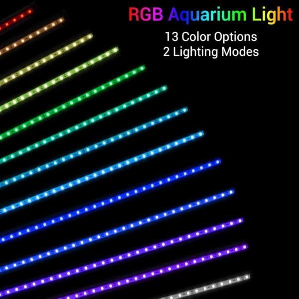 NICREW Luz Sumergible con Remoto Control y LED de Espectro Completo para Acuario, Luz Plantado Subacuática para Tanque con Pez, Lámpara Impermeable para Acuario, 2W - Image 2
