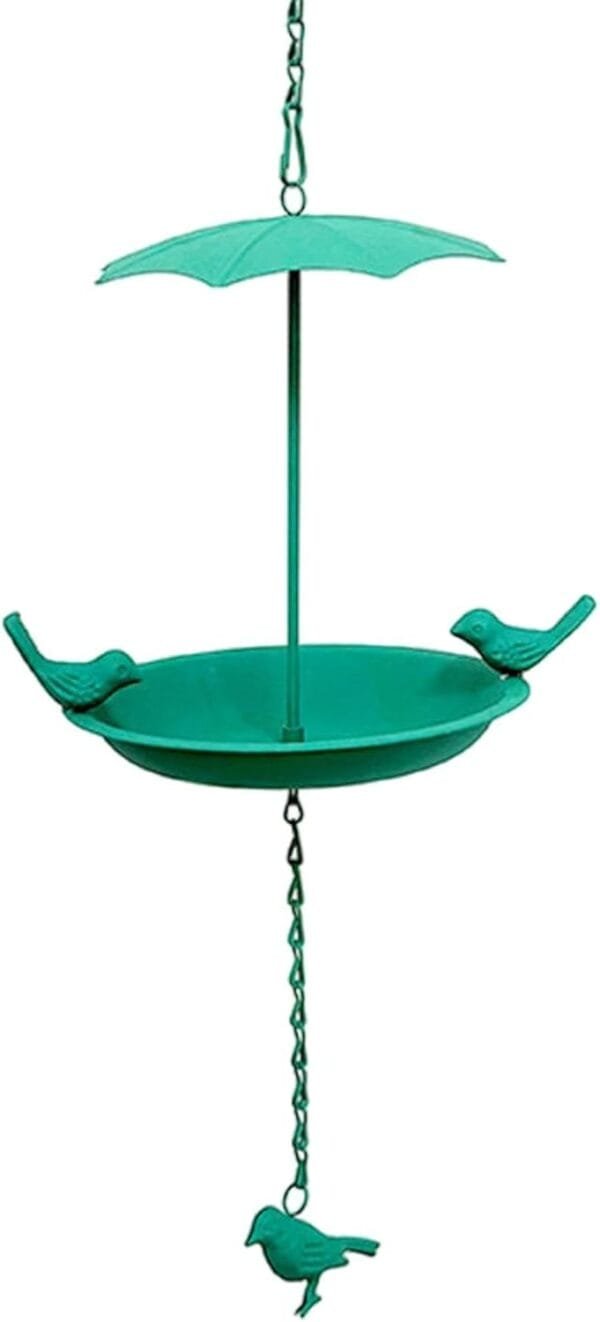 Comederos para pájaros para exteriores, comedero de colibrí, cuenco de comida para pájaros, decoración de jardín, cuenco de hierro para pájaros, comederos para pájaros silvestres, baños para pájaros