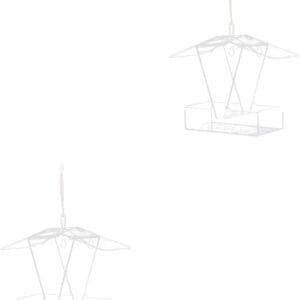 YARNOW 2 Piezas Terrarios Comedero para Pájaros Comedero Pajaros Exterior Caja De Comida para Pájaros Acrílico