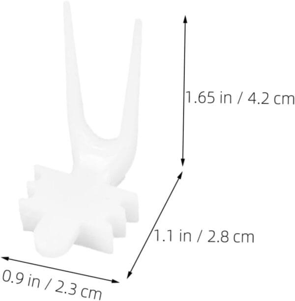 Yardwe 4 Juegos Pájaro con Tenedor De Frutas Comedero Pajaros Bird Feeder Comedero para Pajaros Tenedores De Comida para Loros Tenedor De Verduras De Loro El Plastico 20 Piezas * 4 - Image 3