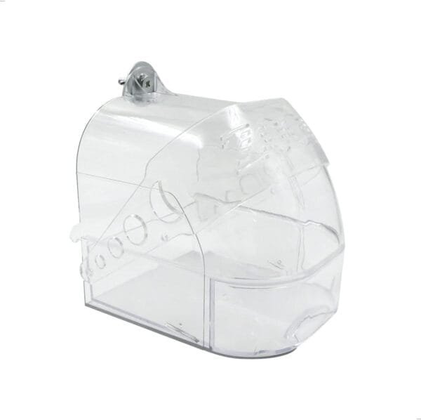 mongtsamz N-D Bañera para pájaros, Loros, bañera, comedero Colgante, Jaula para pájaros, Accesorio para, para pequeños pájaros, pinzones, periquitos, Canarios, Loro, Transparente, 15,5 x 13 x 15,3 cm - Image 9