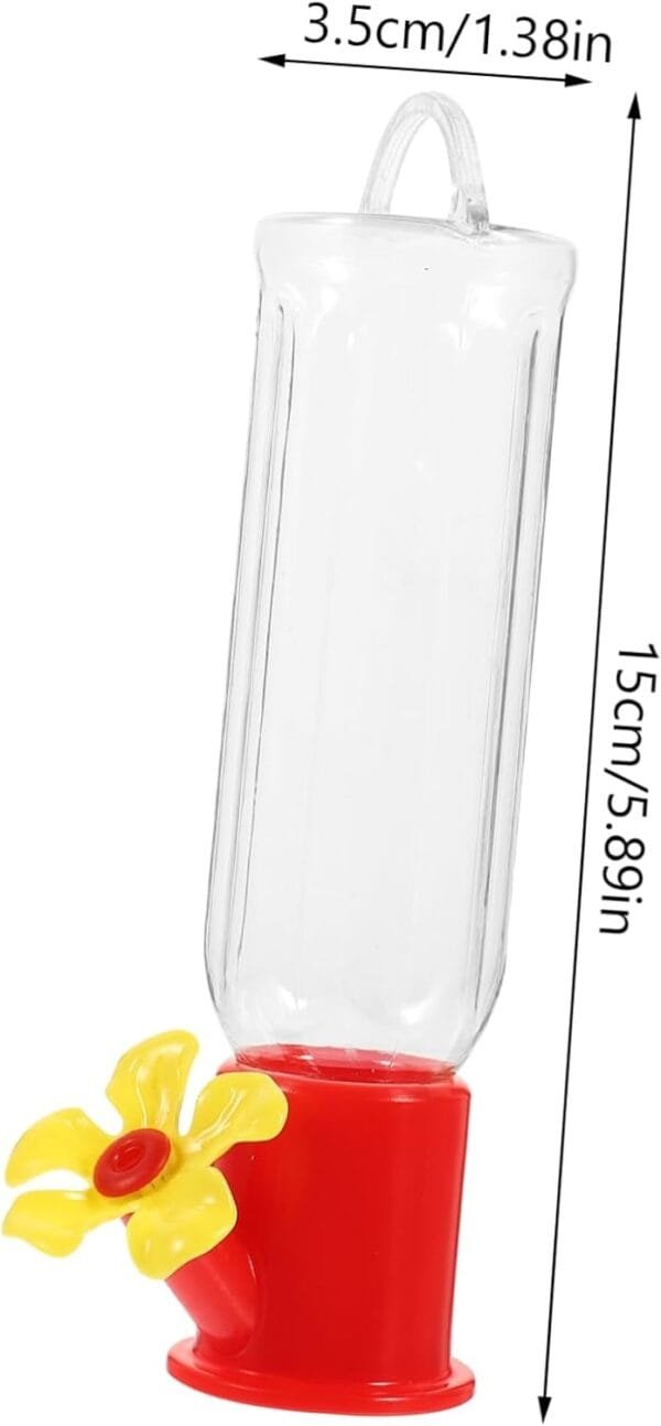 BESPORTBLE 4 Piezas Alimentador De Pinzones Contenedor De Comida para Pájaros Comedero para Pájaros Comederos para Pájaros Colgantes para Exteriores El Plastico Decorar Estanco - Image 5