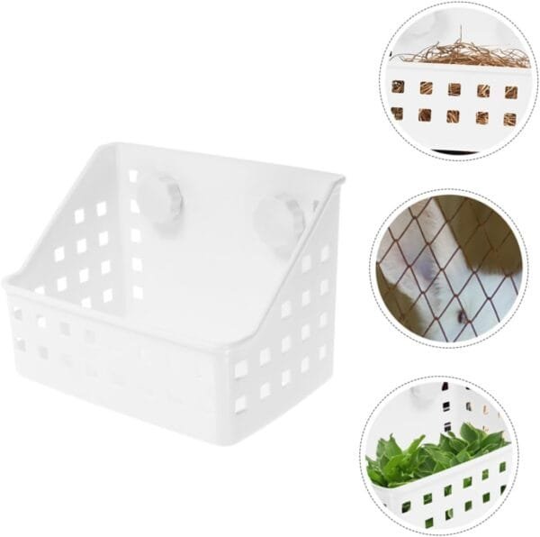 Yardwe 4 Piezas De Estante De Heno para Mascotas Suministro De Conejos Suministros para Hámster Alimentador De Conejos Reutilizable Estante De Accesorio para Conejos - Image 6
