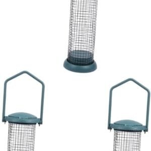 YARNOW 3 Piezas Comedero para Pájaros Al Aire Contenedor De Comida para Pájaros Comedero para Pinzones Bandeja De Pájaros Pájaro Colgante Cacahuetes El Plastico Girasol El Pájaro