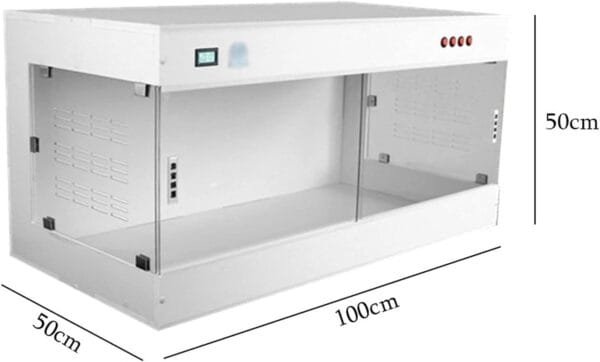 KELITINAus Pet Vivario 39.67 Pulgadas de Jaula de Reptil, Vidrio Panorámico de Pvc Blanco Mantenga Cálido Tanque Lagarto Gecko Tortuga Python Hábito Ventilación Terrario Home Casa Decoración Caja de - Image 5