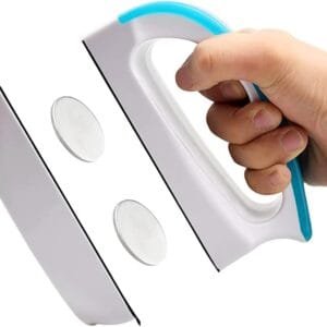 Podazz - Limpia Acuarios Cristal Cepillo Limpiador magnético para Acuario o pecera, con Hoja de Pala Desmontable, espátula para Algas, Limpiador Flotante para Algas acuáticas (M)