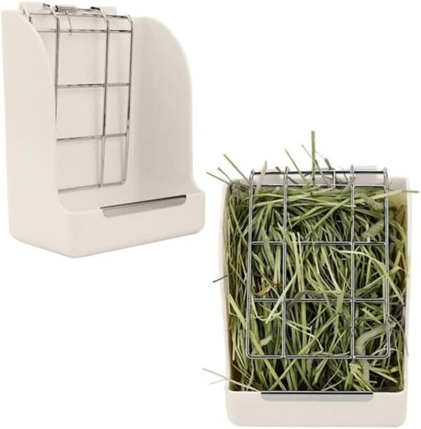 Gativs Comederos de Heno de Conejo Heno Alimentador Comedero Heno Alimentador Comedero para Conejo Alimentador de Heno para Conejillo Estante del Alimentador de Heno Alimentador para Conejillo - Image 4
