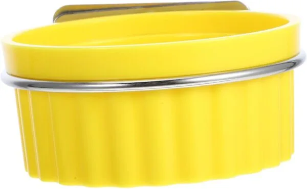Yardwe Tazón De Comida para Loros Comedero para Periquitos Comederos para Jaulas De Pájaros Platos para Pájaros para Jaula Tazón De Alimentación para Pájaros Tazones De Comida para