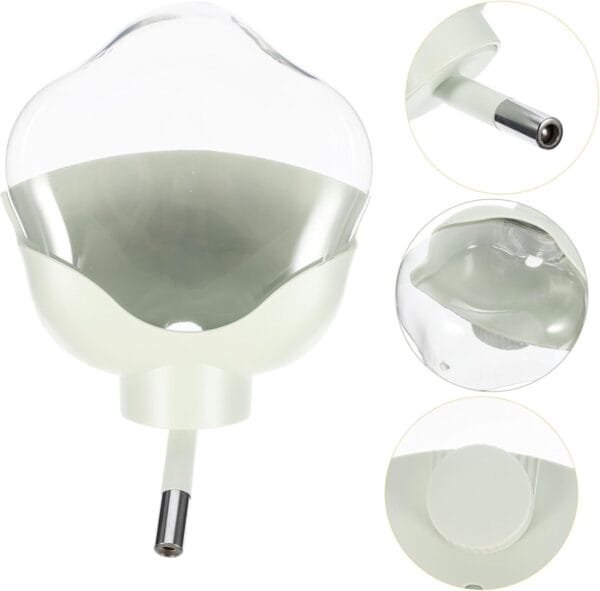 Yardwe 4 Piezas Botella De Agua De Hámster Alimentador De Agua para Hámster Alimentador Automático Jaula De Conejo Comedero para Conejitos Bebedero para Hamster Tetera Light Green Páginas - Image 6