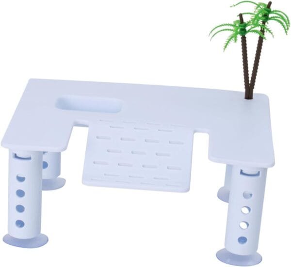 Yardwe 3 Piezas Plataforma Trepadora De Cocoteros Juguete Plataforma Trasera De Secado De Tortuga Cuadrada Plataforma para Tomar El Sol para Reptiles Plataforma Blanca Pez - Image 7