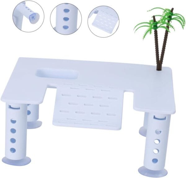 Yardwe 3 Piezas Plataforma Trepadora De Cocoteros Juguete Plataforma Trasera De Secado De Tortuga Cuadrada Plataforma para Tomar El Sol para Reptiles Plataforma Blanca Pez - Image 9