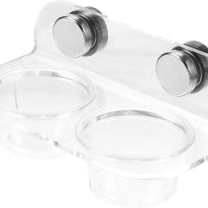 YARNOW 1 Juego Alimentador de Agua magnético Tazas de alimentación Gecko Tortuga Gusano Alimentador de Reptiles Bebedero para Reptiles tazones de Comida de Gecko tazón de Agua el plastico