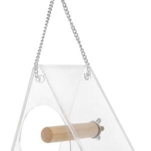 YARNOW 1 Pc comedero para pájaros contenedores para Comida comedero portátil para pájaros comedero pajaros Exterior Bird Feeder envase comederos para pájaros Jaula de Comida para pájaros