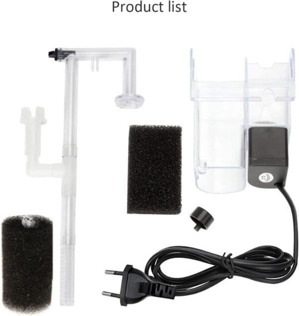 Filtro externo 3 en 1 para acuario, bomba de oxígeno, filtro de agua para peceras pequeñas - Image 5