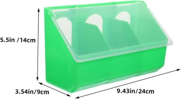 Yardwe 2 Comederos para Palomas Jaula para Pájaros Práctico Comedero para Pájaros Cuenco De Comida para Pájaros Comedero Colgante para Pájaros Contenedor De Comida para Pájaros - Image 4