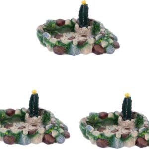 Yardwe 3 Piezas Plato para Beber Bebedero Reptiles Tortuga Tanque de Reptiles Plato de Agua de Lagarto Accesorios para Tanques Gecko Suelo de Reptil tazón de Reptil tazón de Comida