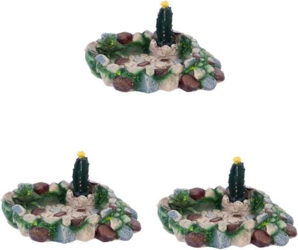 Yardwe 3 Piezas Plato para Beber Bebedero Reptiles Tortuga Tanque de Reptiles Plato de Agua de Lagarto Accesorios para Tanques Gecko Suelo de Reptil tazón de Reptil tazón de Comida