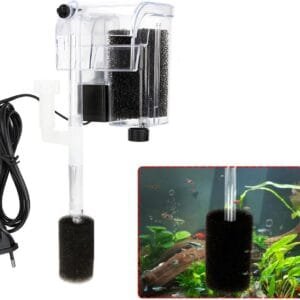 Filtro externo 3 en 1 para acuario, bomba de oxígeno, filtro de agua para peceras pequeñas