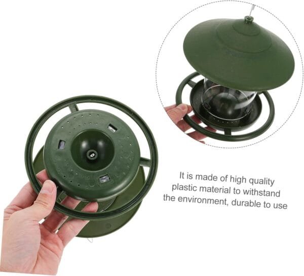 BESPORTBLE Comedero para Jaula De Pájaros Comedero para Pájaros Colgante Caja De Comida para Pájaros De Plástico para Exteriores 1 Unidad Squirrel Feeder - Image 5
