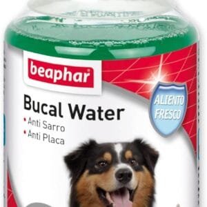 Beaphar Enjuague Bucal Perros y Gatos | Acción enzimática | Antisarro y antiplaca | Aliento fresco | con Clorhexidina | 250ml