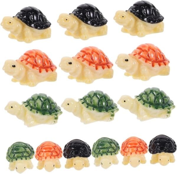Yardwe 150 Uds Paisajismo del Tanque De Peces Decoración Juguetes Tortuga Océano Decoración Mar Decoración Micro Paisaje Decoraciones Resina - Image 2