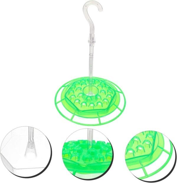 YARNOW 3 Piezas Comedero Colgante para Pájaros Tazón De Comida para Pájaros Comedero para Colibríes Comedero De Agua para Pájaros Comedero para Pájaros El Plastico El Pájaro Dispensador - Image 7