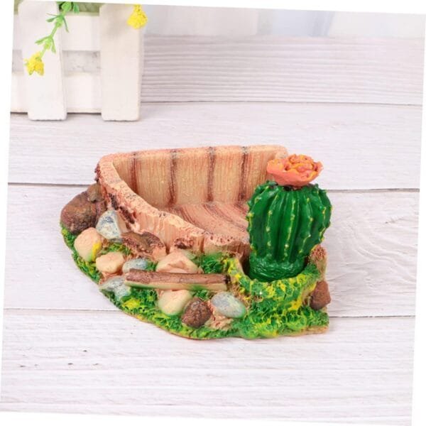 Yardwe 3 Piezas tazón de Comida Plato de Agua de Reptil Tanque de Reptiles Plato de Comida de Tortuga Juguete Pet Feeder Comedero para Reptiles Suministros para Mascotas tazón de Reptil - Image 4