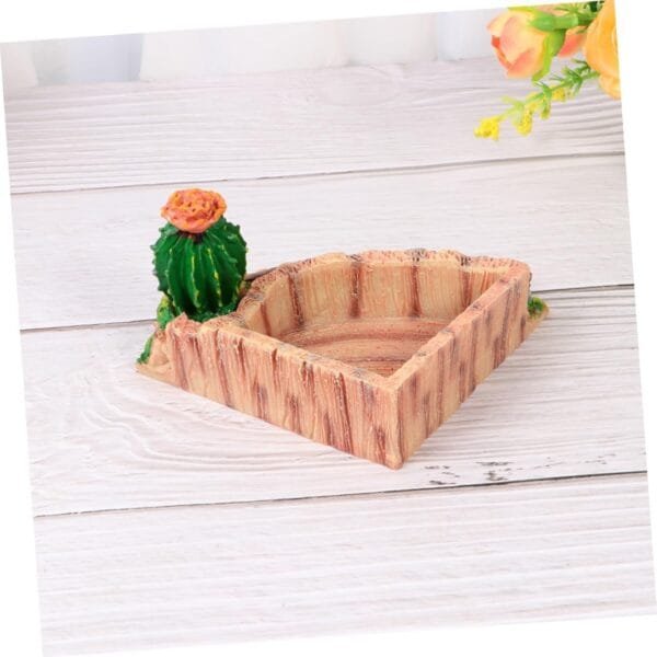 Yardwe 3 Piezas tazón de Comida Plato de Agua de Reptil Tanque de Reptiles Plato de Comida de Tortuga Juguete Pet Feeder Comedero para Reptiles Suministros para Mascotas tazón de Reptil - Image 5