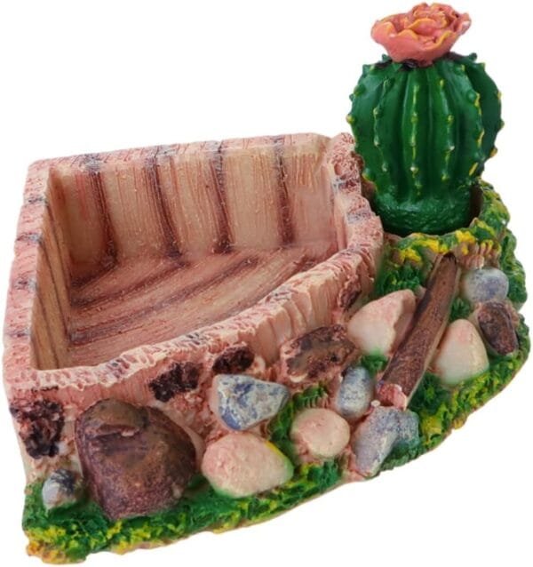 Yardwe 3 Piezas tazón de Comida Plato de Agua de Reptil Tanque de Reptiles Plato de Comida de Tortuga Juguete Pet Feeder Comedero para Reptiles Suministros para Mascotas tazón de Reptil - Image 3