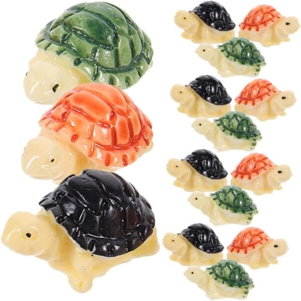 Yardwe 150 Uds Paisajismo del Tanque De Peces Decoración Juguetes Tortuga Océano Decoración Mar Decoración Micro Paisaje Decoraciones Resina - Image 9