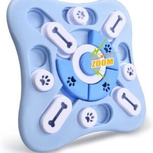 HoaaiGo Juguete para perros inteligencia, rompecabezas para perros, juguetes interactivos para perros para entrenamiento de IQ para estimulación mental, juguete de enriquecimiento para perros con