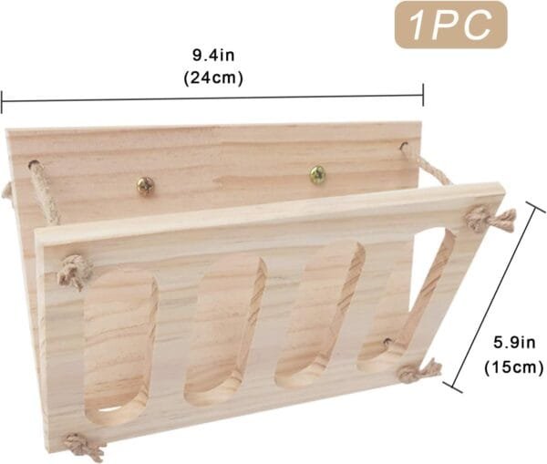 Comedero de heno para Conejos Alimentador de Heno para Conejo Plegable Estante de Alimentación de Hierba Estante de Heno Fijo Dispensador de Heno Accesorios de Jaula para Hámster Chinchilla Animales - Image 2