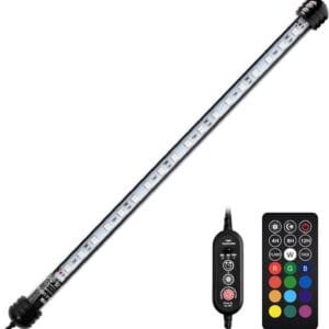 NICREW Luz Sumergible con Remoto Control y LED de Espectro Completo para Acuario, Luz Plantado Subacuática para Tanque con Pez, Lámpara Impermeable para Acuario, 4,5W