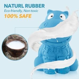 PETIZER Squeaky, Juguete para Perros Indestructible para masticadores agresivos, Juguete de Seguridad para Perros, Caucho Natural para Perros pequeños/medianos/Grandes