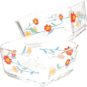 Yardwe 2 Piezas Tazón de Comida para hámster comedero para Conejos Plato Cuadrado para Hamster comedero Hamster Comedero para Hamster comedero Lavable tazón de Conejo de Vidrio