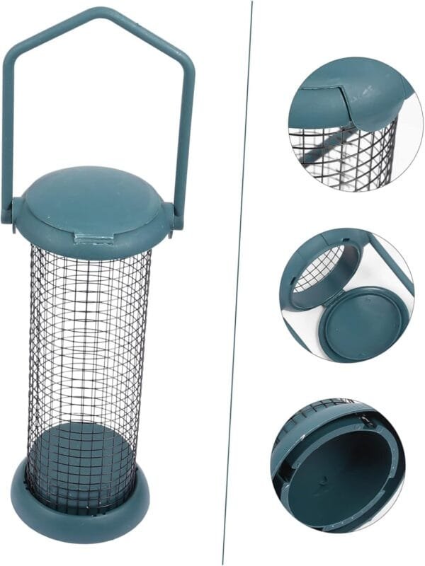 YARNOW 3 Piezas Comedero para Pájaros Al Aire Contenedor De Comida para Pájaros Comedero para Pinzones Bandeja De Pájaros Pájaro Colgante Cacahuetes El Plastico Girasol El Pájaro - Image 7
