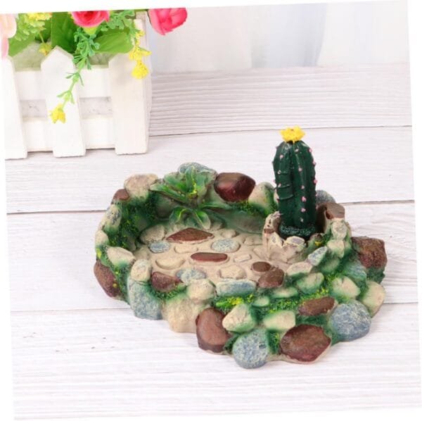 Yardwe 3 Piezas Plato para Beber Bebedero Reptiles Tortuga Tanque de Reptiles Plato de Agua de Lagarto Accesorios para Tanques Gecko Suelo de Reptil tazón de Reptil tazón de Comida - Image 6