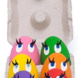 Lachy Huevera, Set de 6 Huevo pequeño ríe