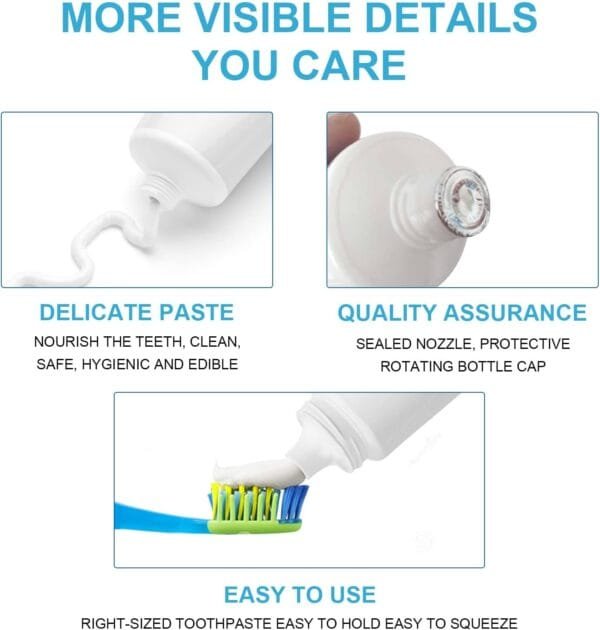 Pasta de Dientes para Perros y Gatos, Limpieza Dental para Perros, Cuidado Dental para Perros y Gatos, para La Limpieza E Higiene Bucal De Los Perros, Previene El Mal Aliento 60g - Image 3