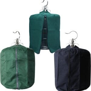 SH-RuiDu Cubierta para jaula de pájaros, resistente al viento, a prueba de sol, impermeable, a prueba de luz, ayuda para dormir, jaula de pájaros, accesorio para jaula redonda de pájaros